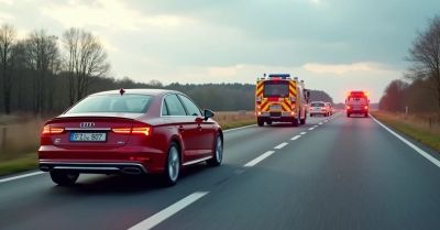 Nietrzeźwy kierowca audi i sprawca kolizji na trasie S16