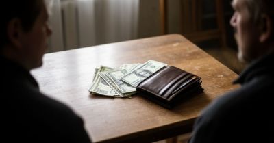 50-latek usłyszał zarzut kradzieży 12 500 zł